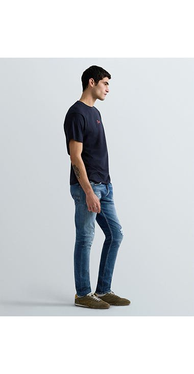ベーシックジャージーヘリテイジプリント Tシャツ 詳細画像